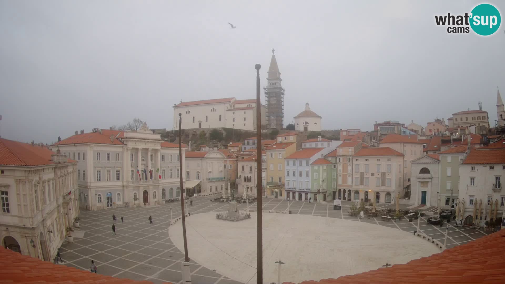 Webcam Live Piran – Carre Tartini “Mestna Kavarna”