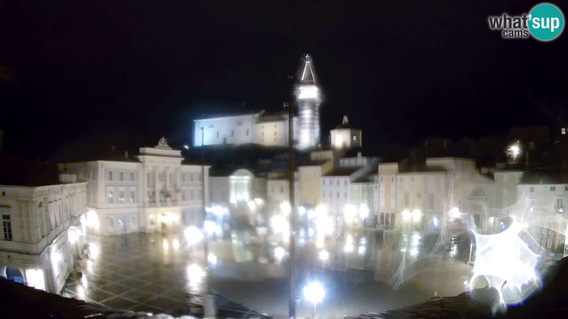 Live Webcam Piran – Tartini square – Art Hotel