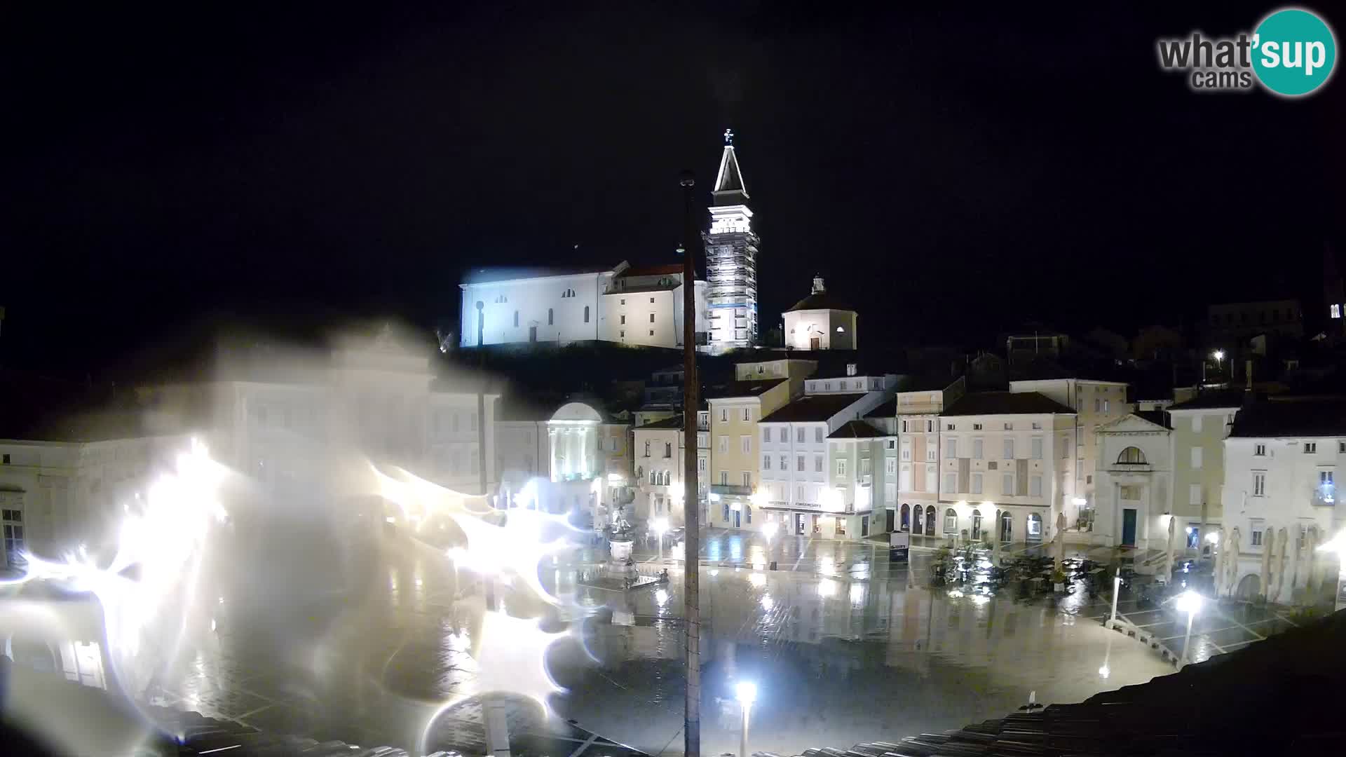 Webcam Piran – Plaza Tartini “Mestna Kavarna”