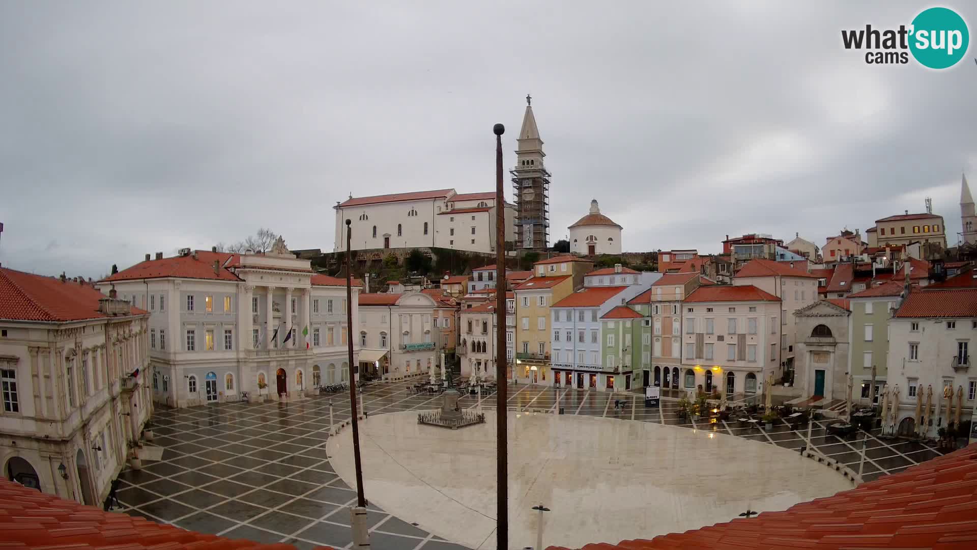 Webcam Piran – Plaza Tartini “Mestna Kavarna”