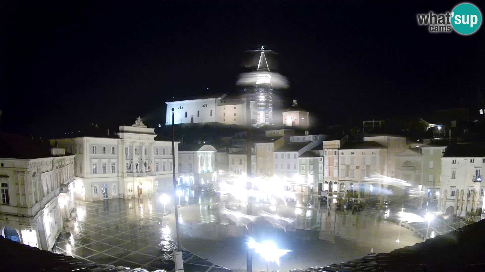 Webcam Piran Tartini square from “Mestna Kavarna”