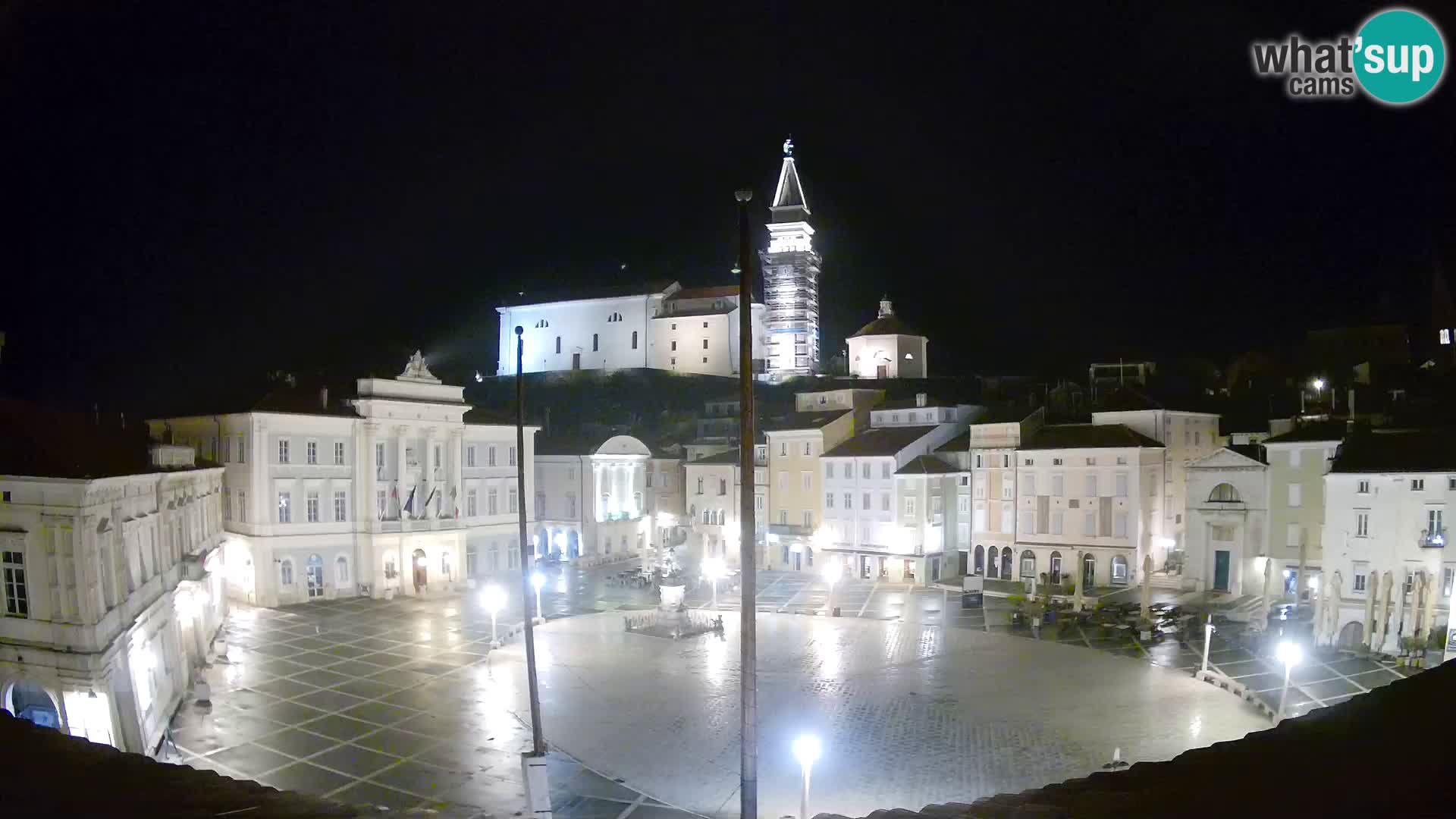 Live Webcam Piran – Tartini square – Art Hotel