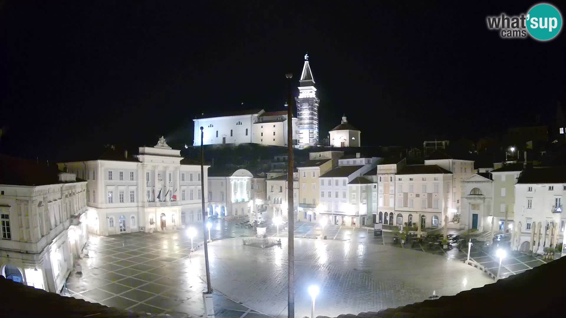 Webcam Piran – Tartini platz – Art Hotel Tartini