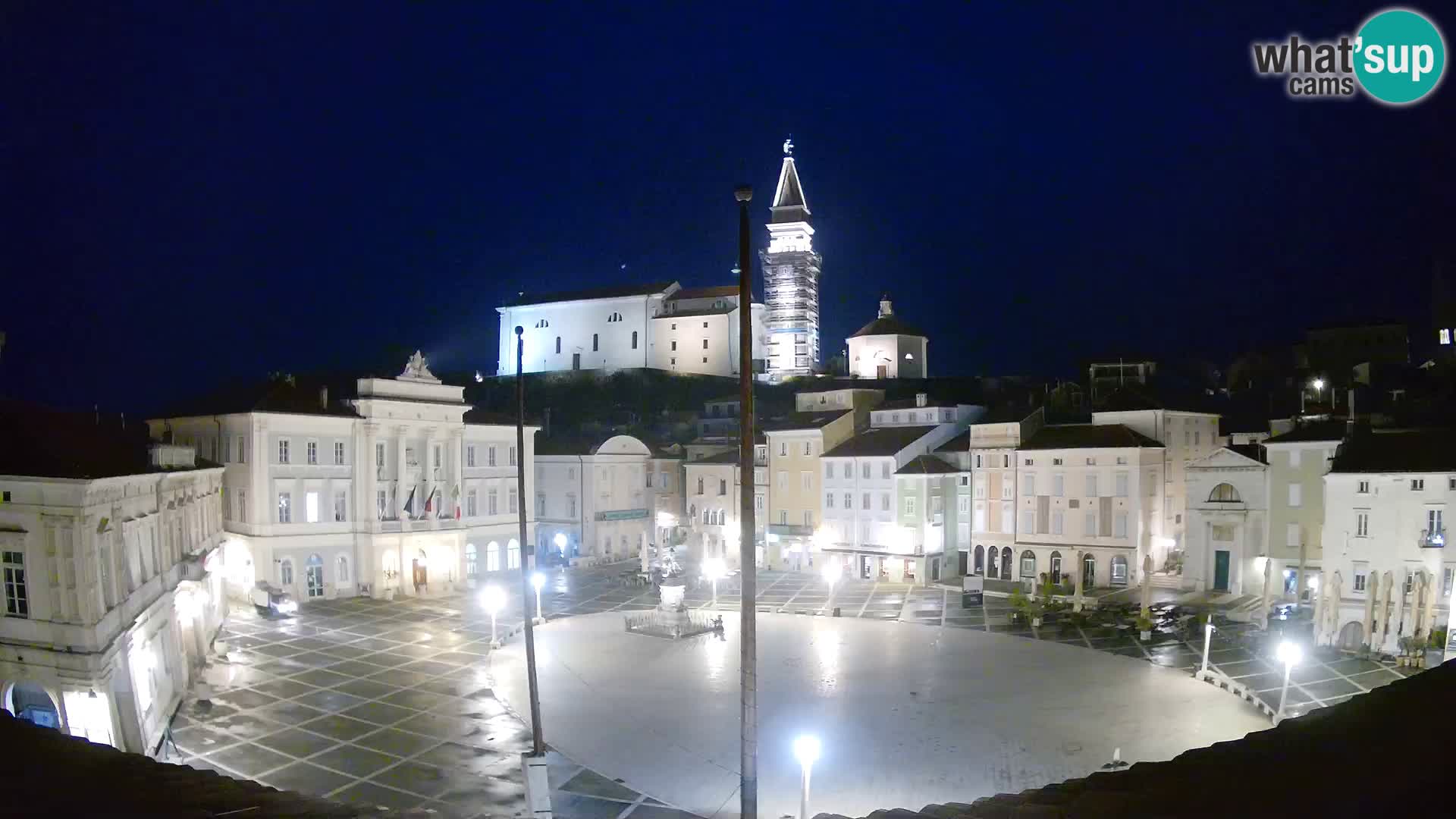 Webcam Piran – Tartini platz – Art Hotel Tartini