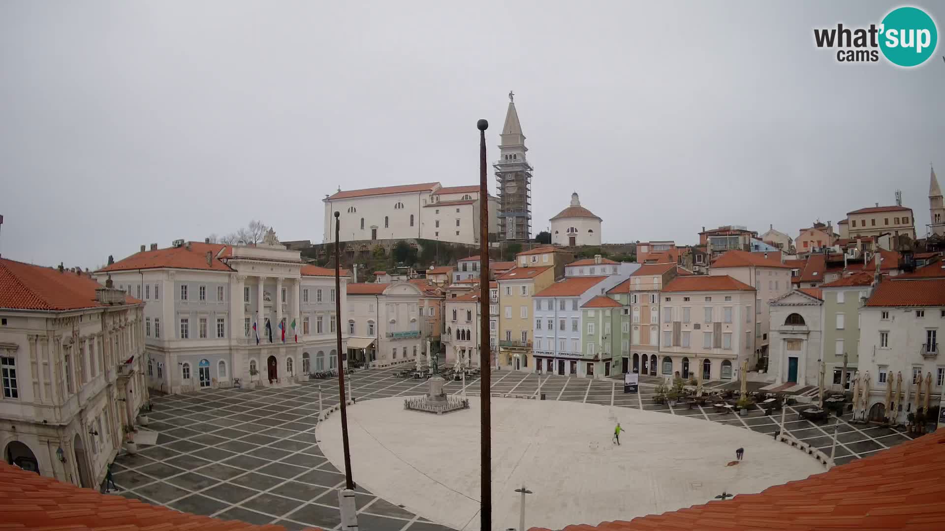 Webcam Pirano – Piazza Tartini dalla “Mestna Kavarna”