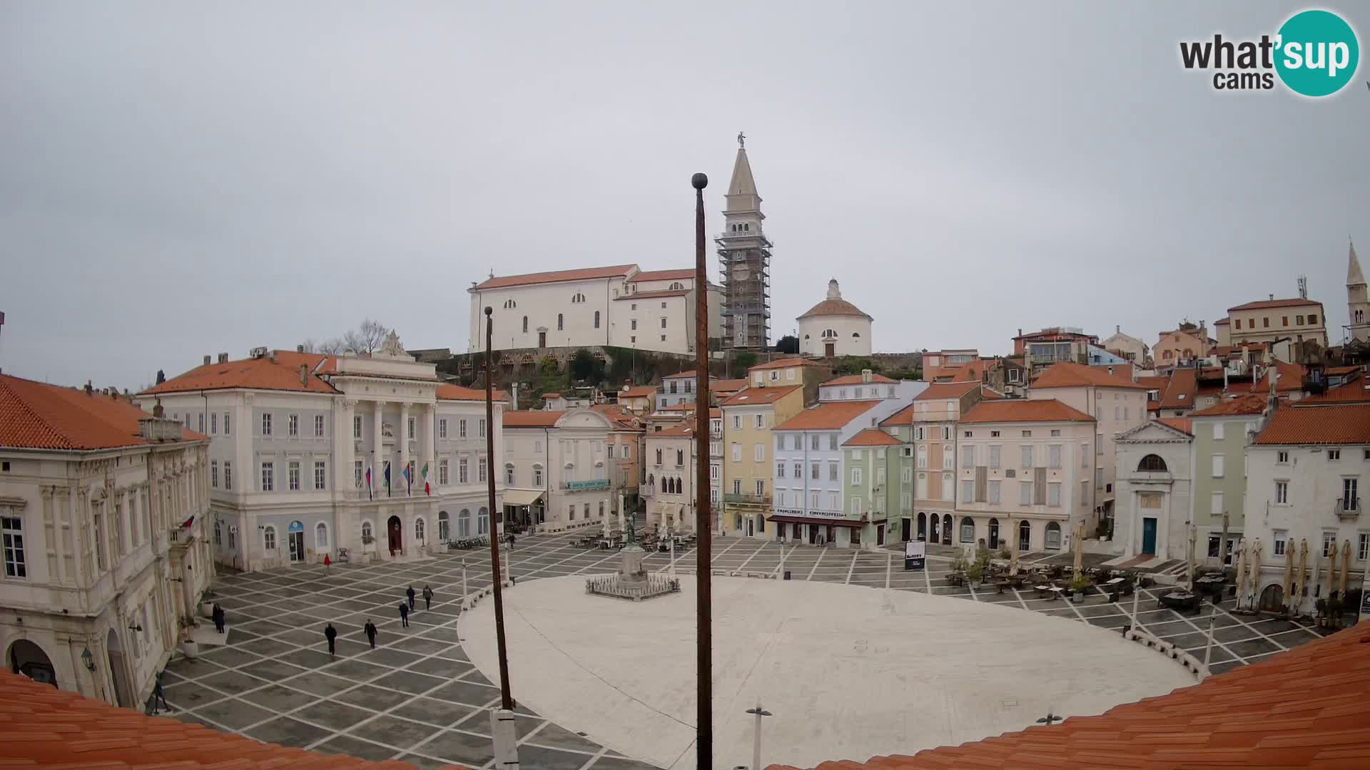 Webcam Piran – Tartini platz – Art Hotel Tartini