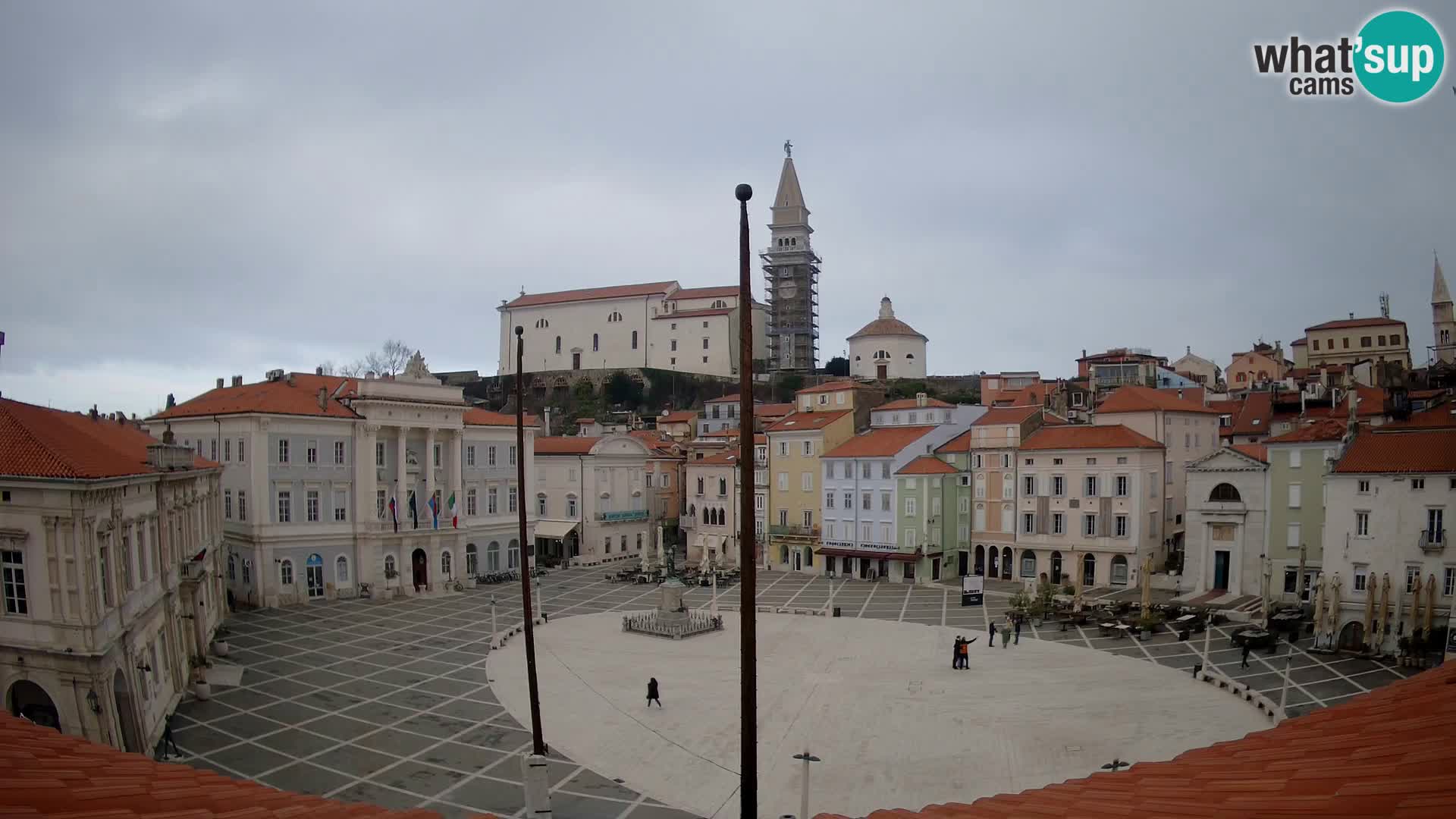 Webcam Live Piran – Carre Tartini “Mestna Kavarna”