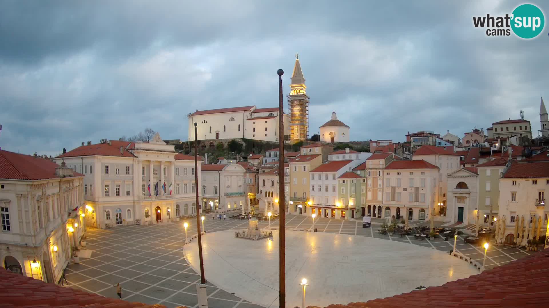 Webcam Live Piran – Carre Tartini “Mestna Kavarna”