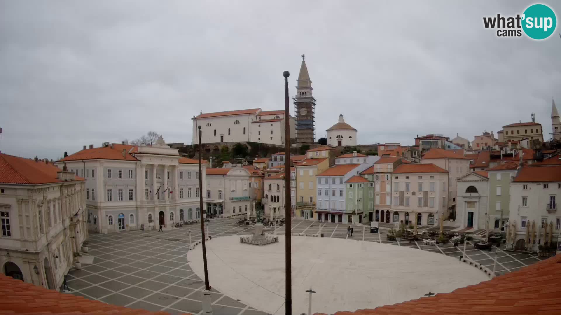 Webcam Piran – Tartini platz – Art Hotel Tartini