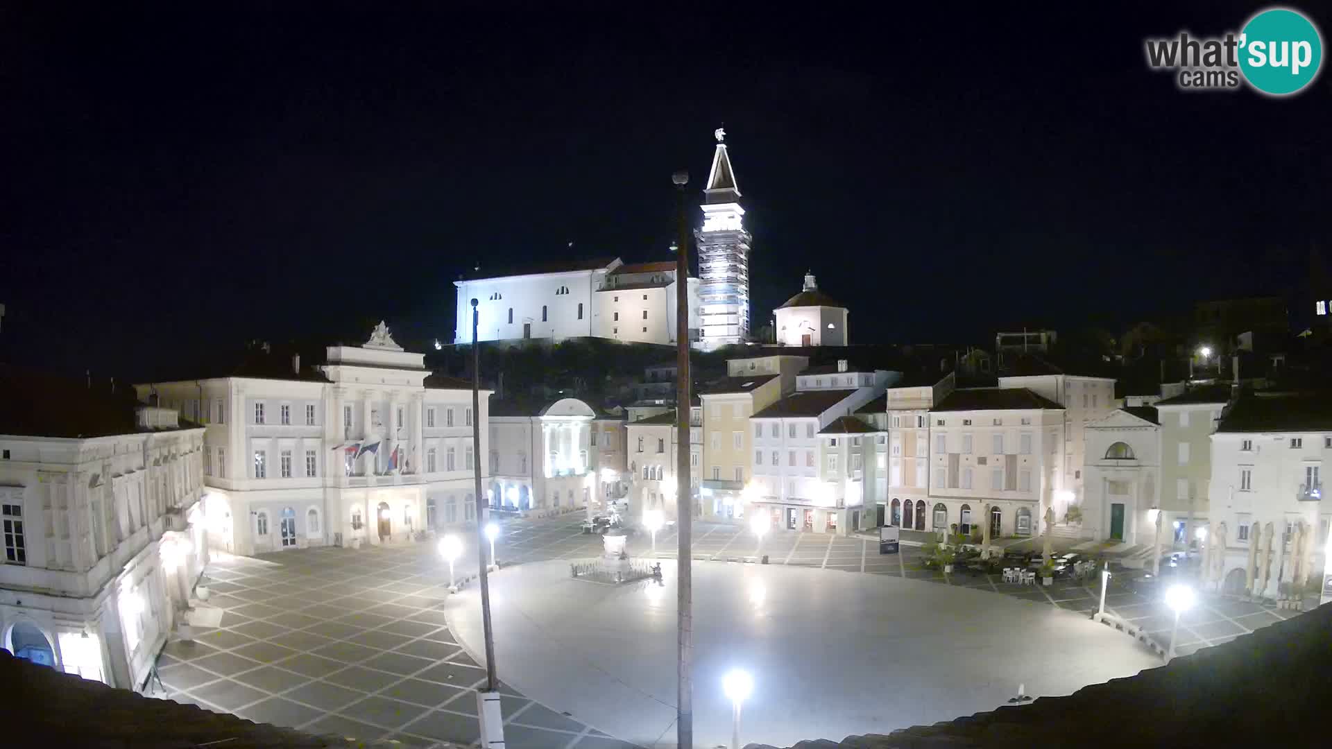 Webcam Live Piran – Carre Tartini “Mestna Kavarna”