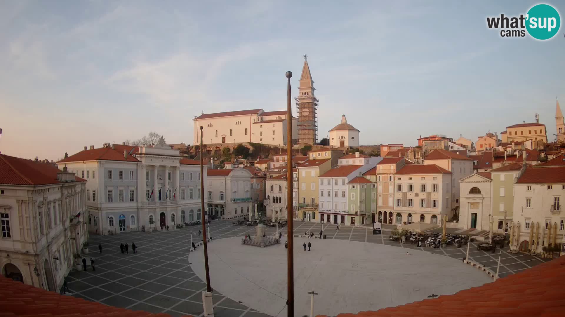 Webcam Piran – Tartini platz – Art Hotel Tartini