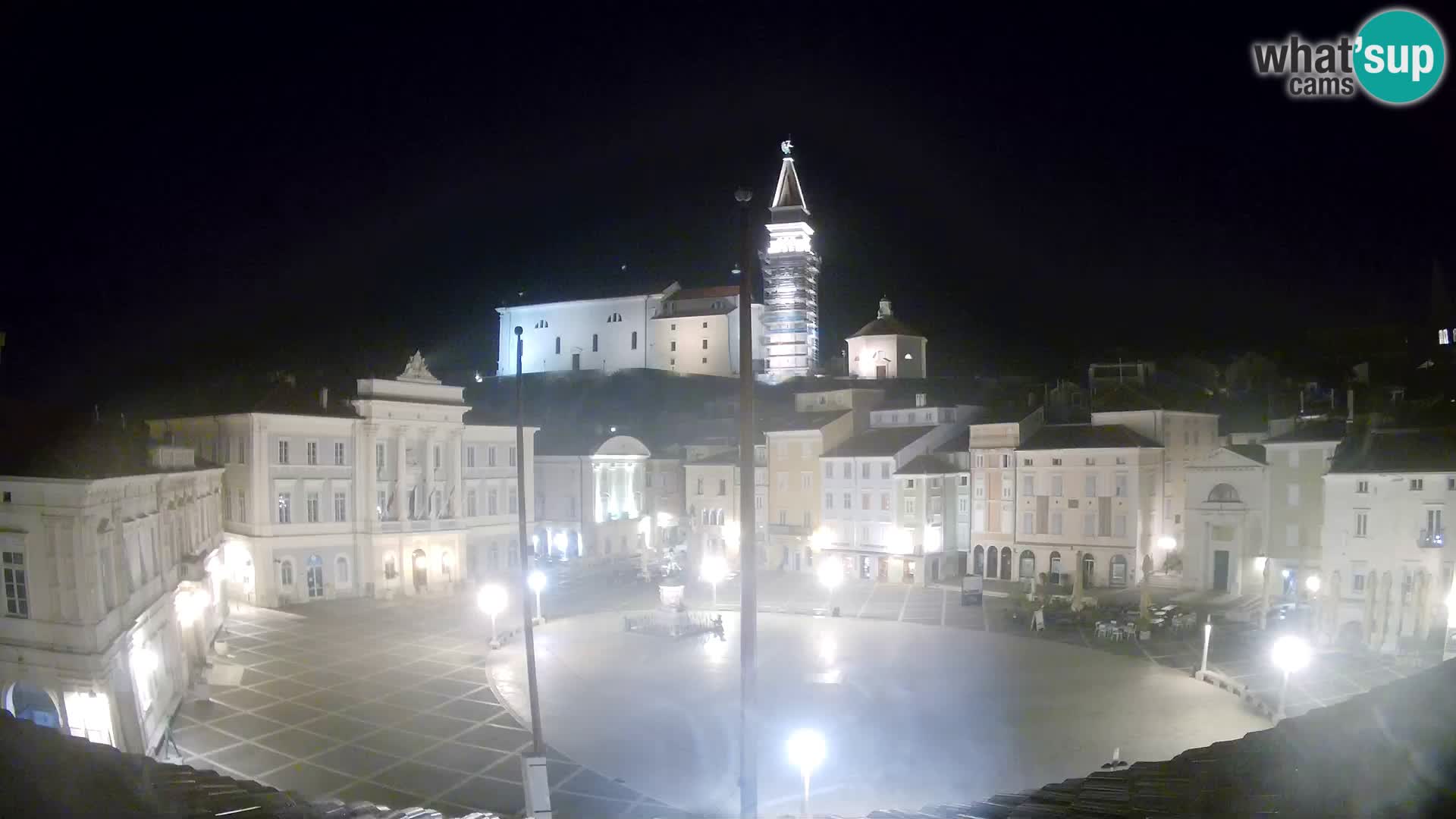 Webcam Piran – Tartini platz – Art Hotel Tartini