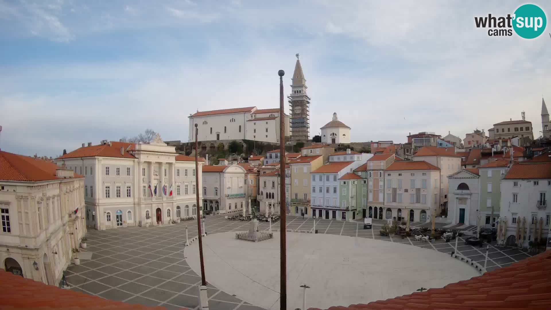 Webcam Piran – Plaza Tartini “Mestna Kavarna”