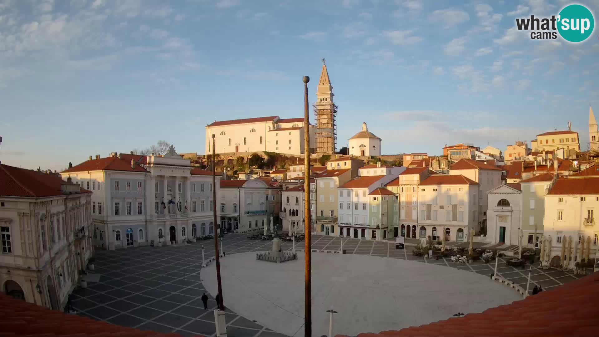 Live Webcam Piran – Tartini square – Art Hotel