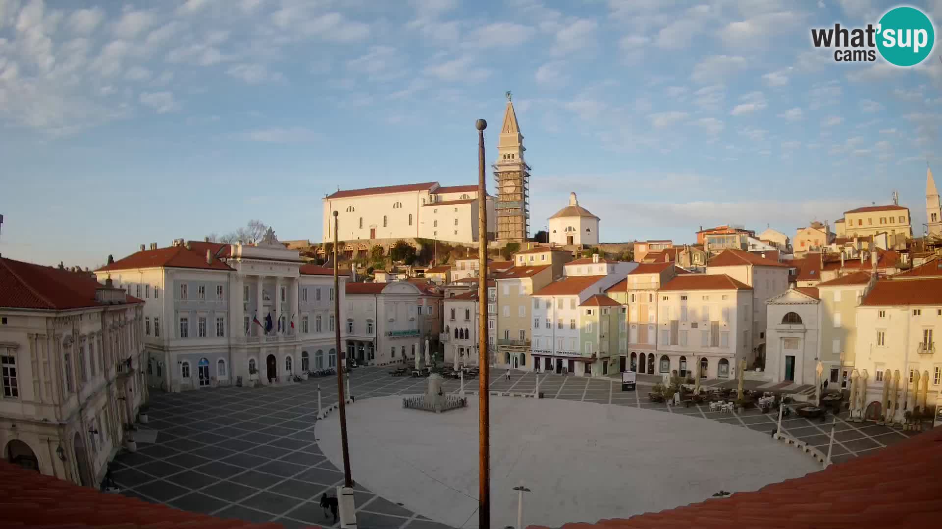 Webcam Piran – Plaza Tartini “Mestna Kavarna”