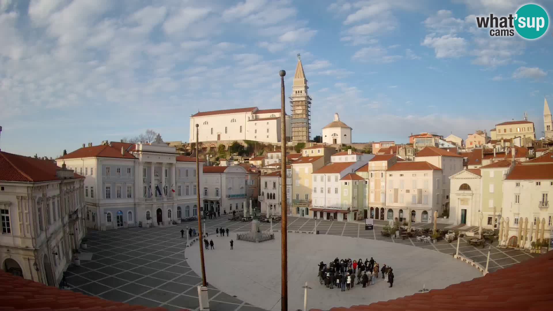 Kamera Piran v Živo – Tartinijev trg