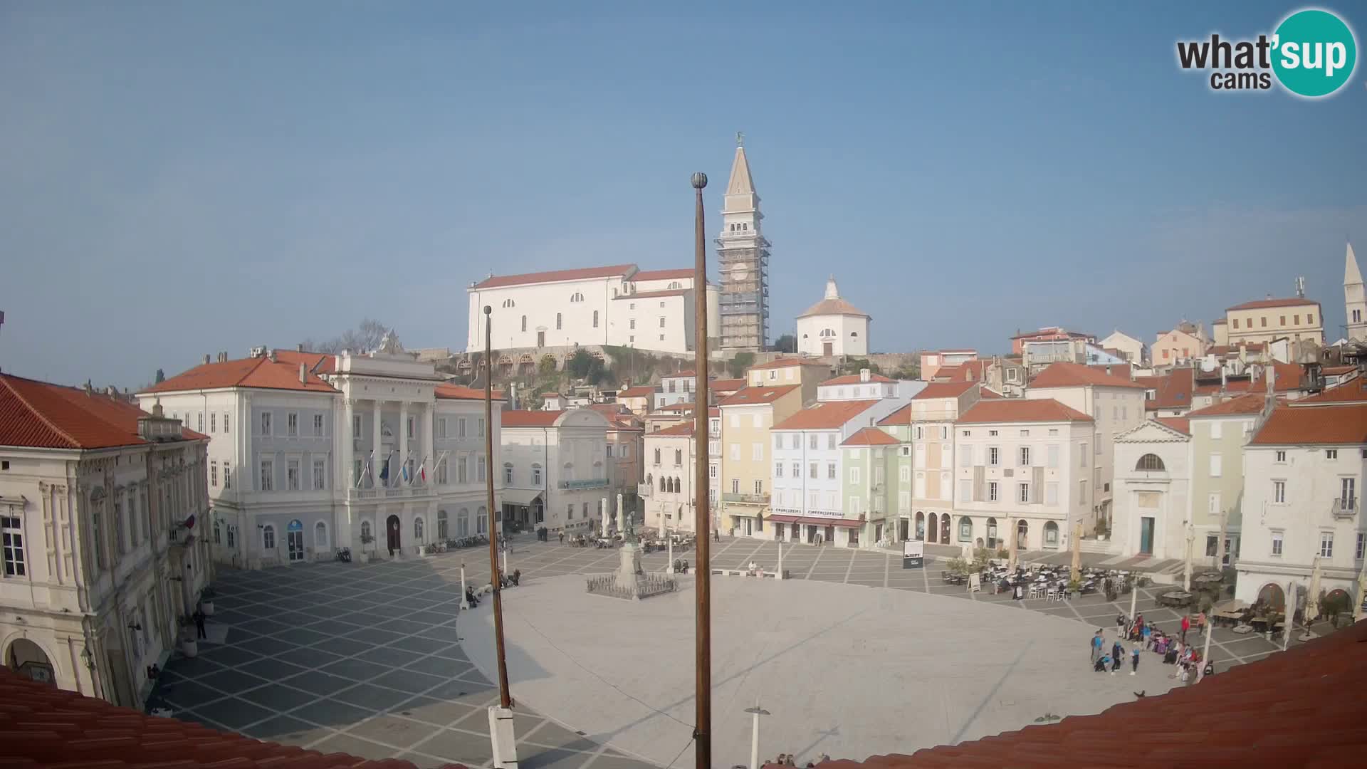 Webcam Piran – Tartini platz – Art Hotel Tartini