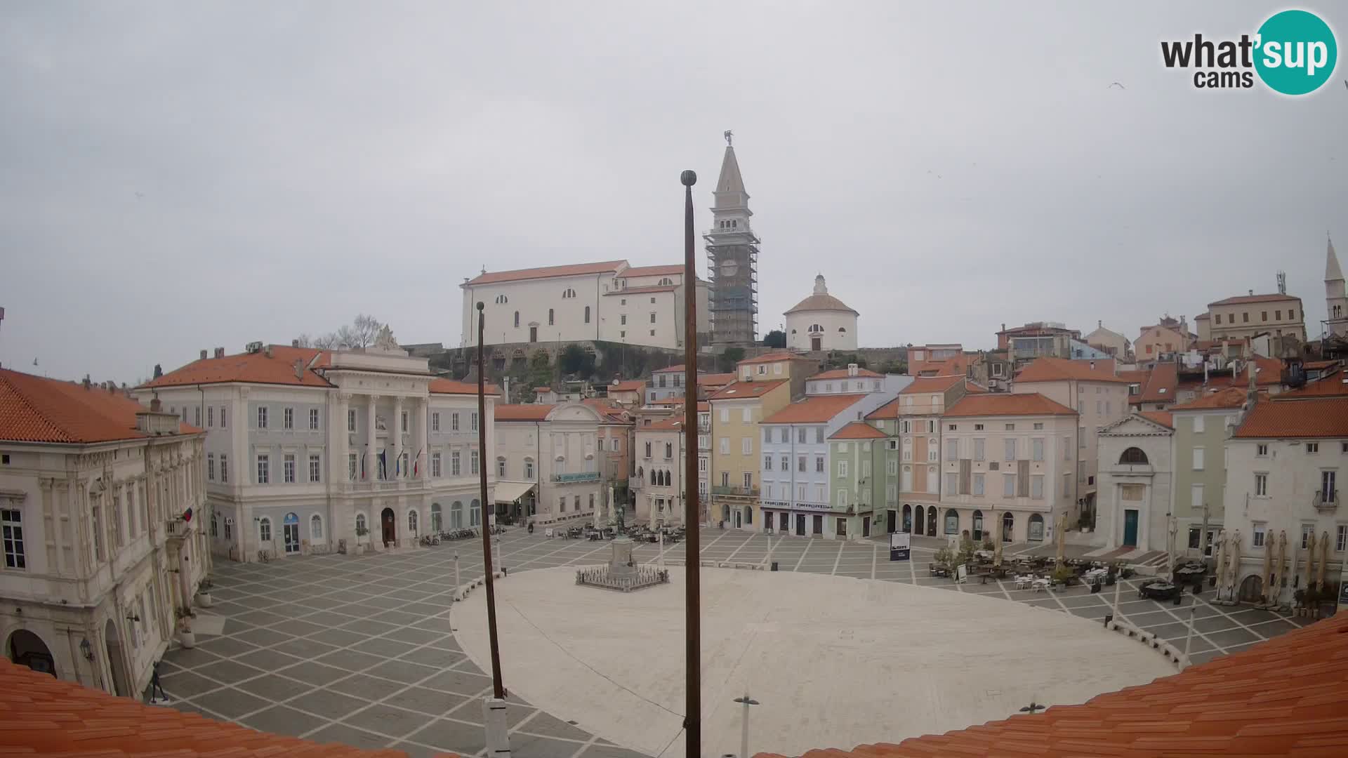 Webcam Live Piran – Carre Tartini “Mestna Kavarna”