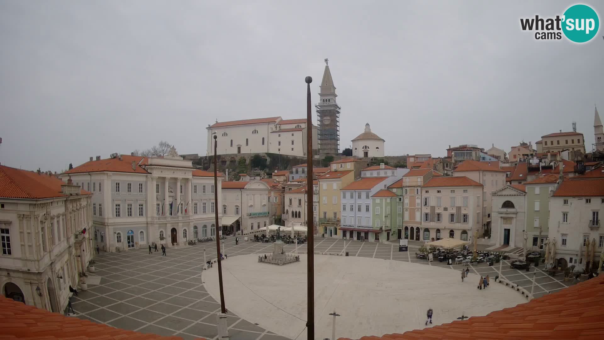 Webcam Live Piran – Carre Tartini “Mestna Kavarna”