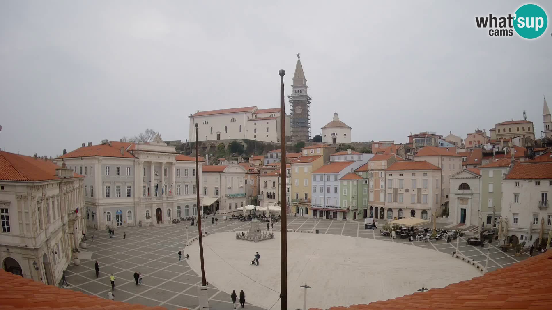 Webcam Piran – Plaza Tartini “Mestna Kavarna”