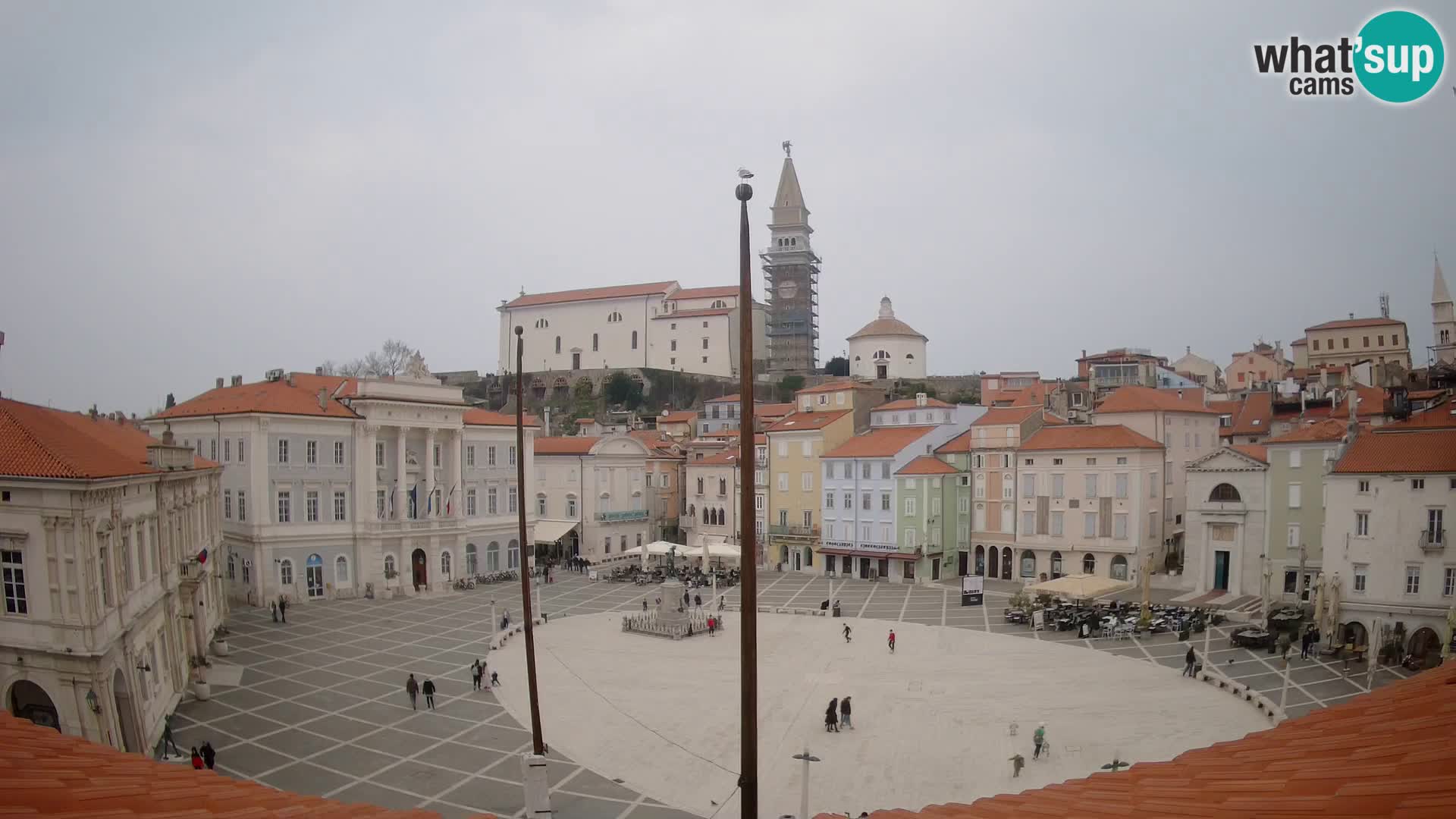 Live Webcam Piran – Tartini square – Art Hotel