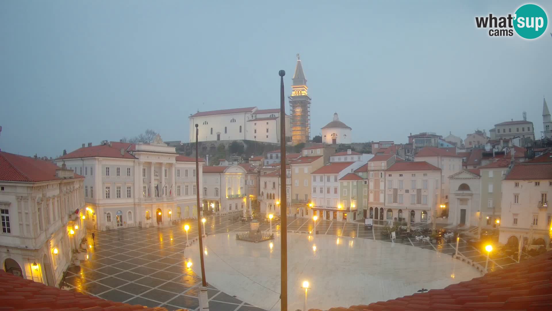 Webcam Piran – Plaza Tartini “Mestna Kavarna”