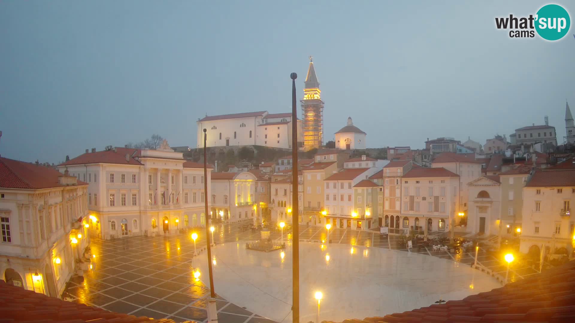 Live Webcam Piran – Tartini square – Art Hotel