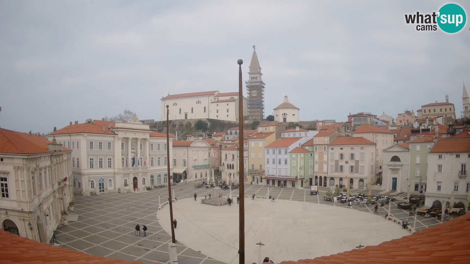 Webcam Live Piran – Carre Tartini “Mestna Kavarna”