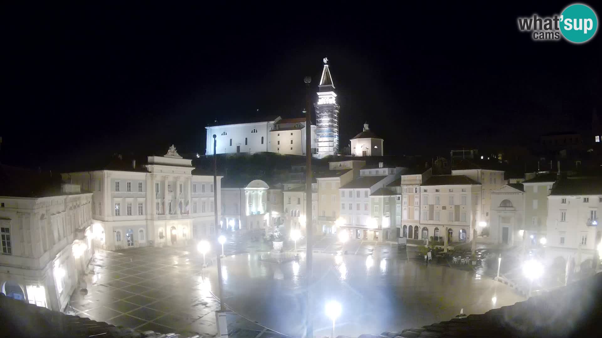 Webcam Piran – Tartini platz – Art Hotel Tartini