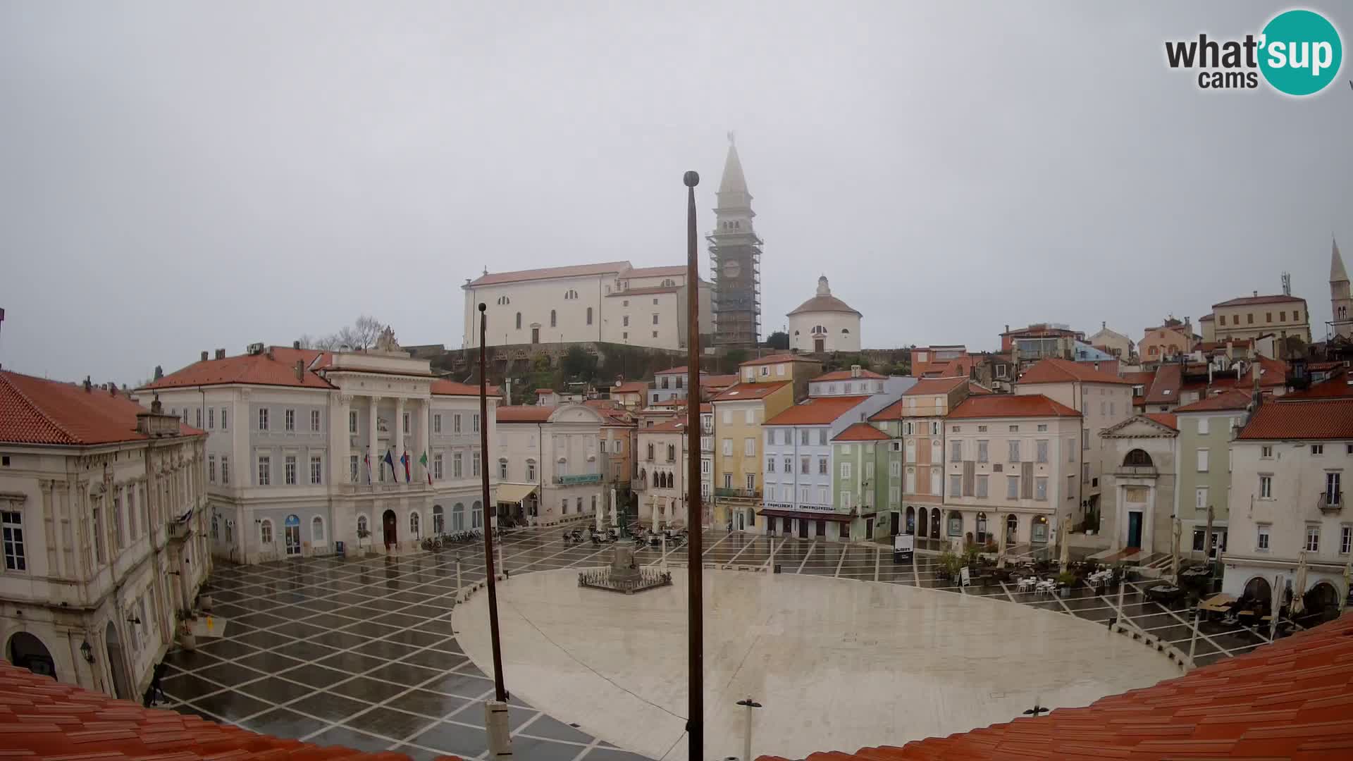 Webcam Piran – Plaza Tartini “Mestna Kavarna”