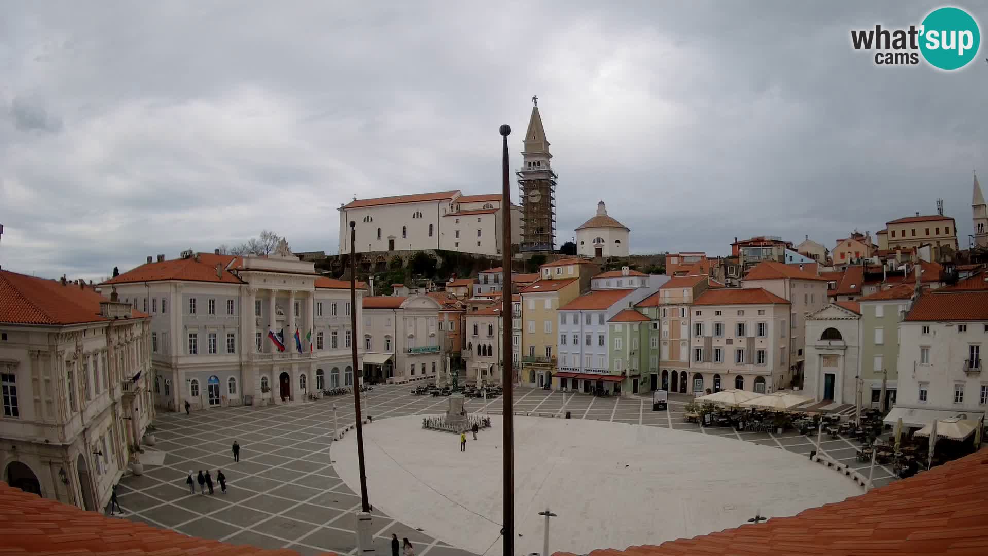 Webcam Piran – Tartini platz – Art Hotel Tartini