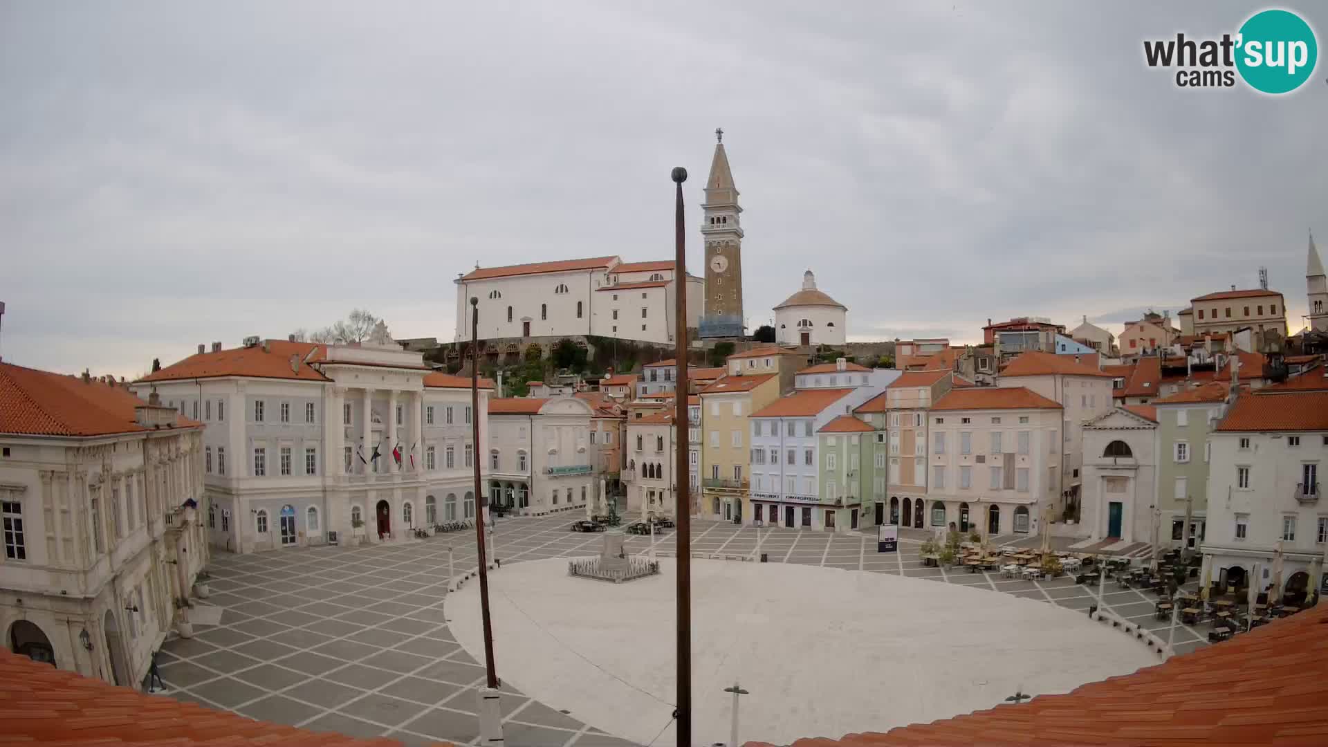 Webcam Live Piran – Carre Tartini “Mestna Kavarna”