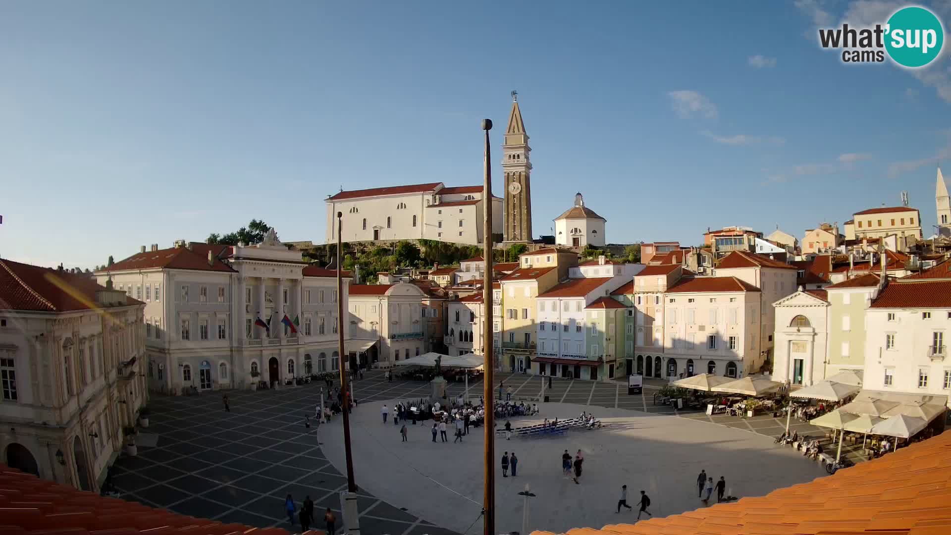 Webcam Piran – Tartini square