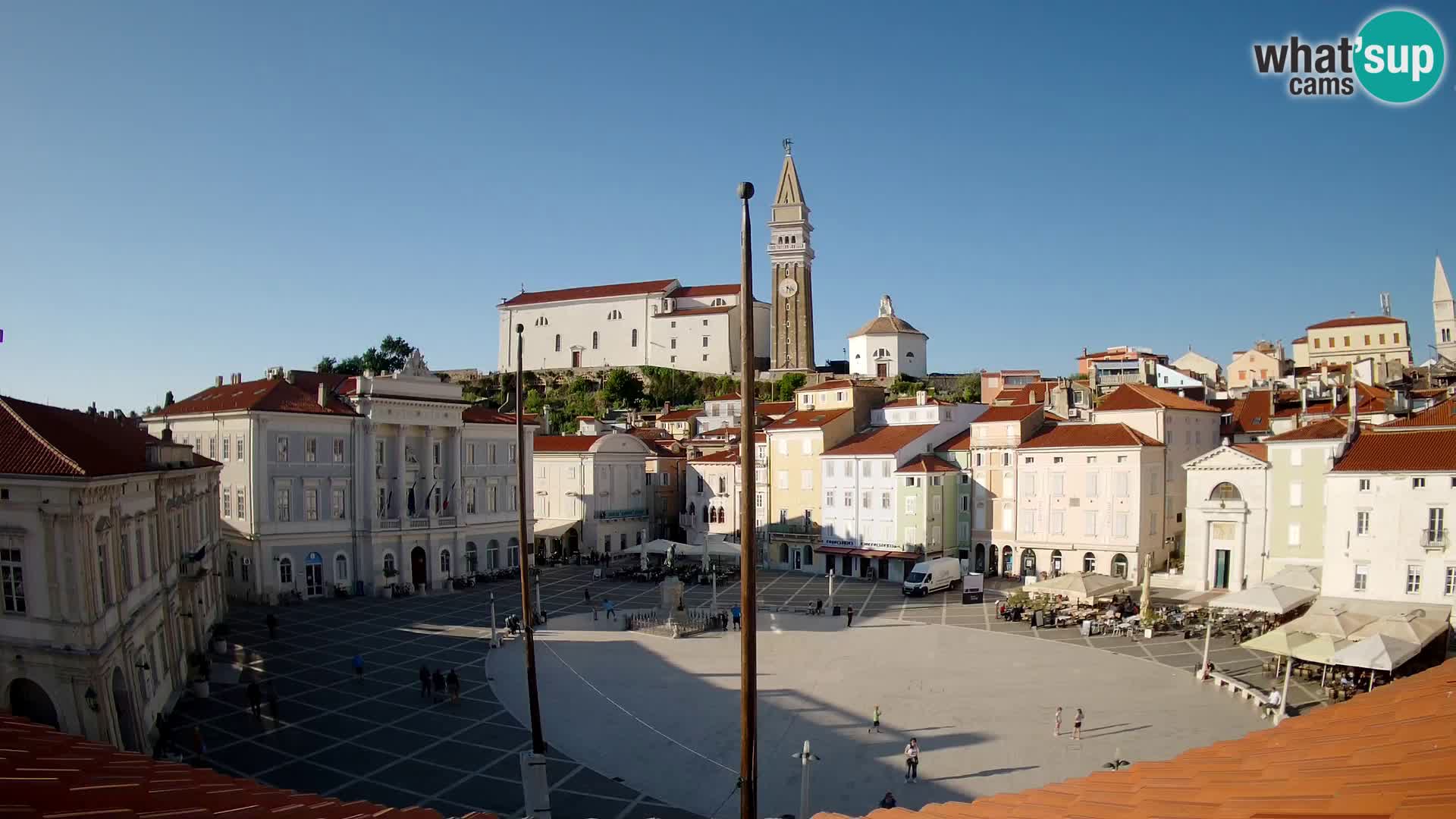 Webcam Live Piran – Carre Tartini “Mestna Kavarna”