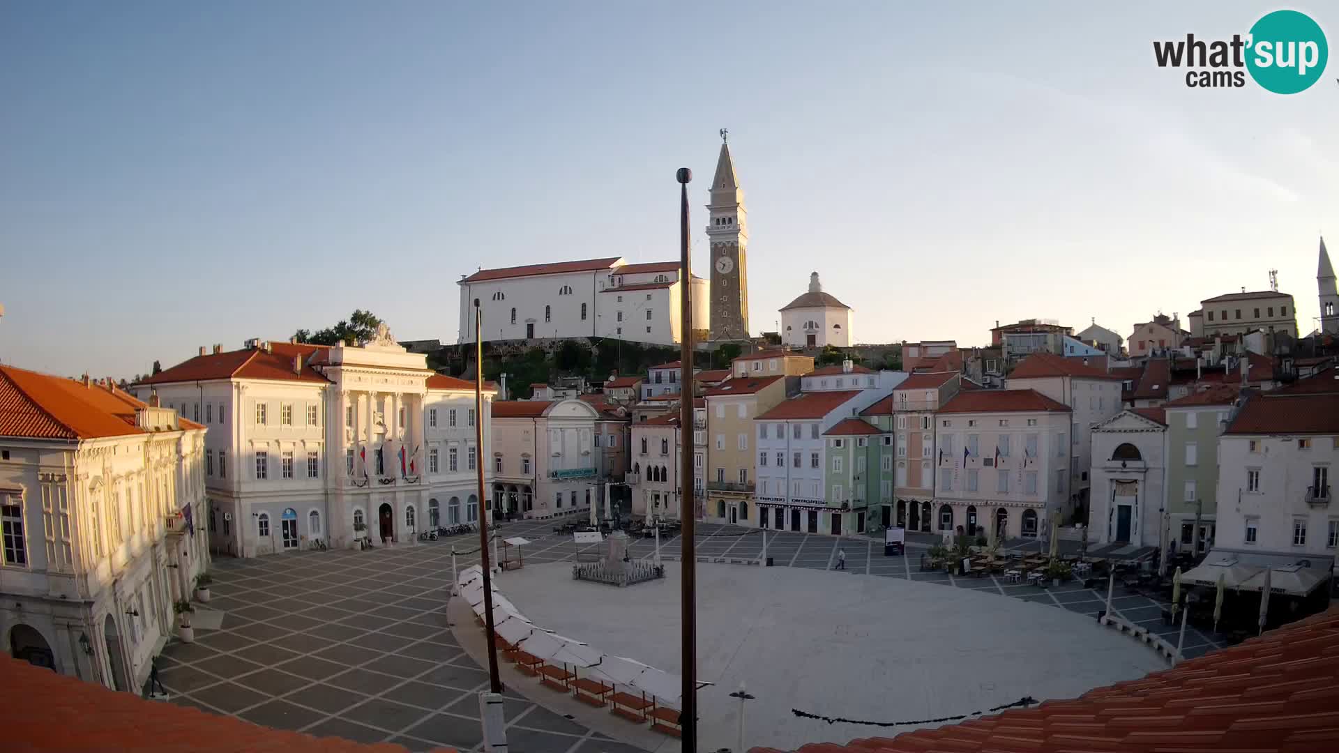 Webcam Live Piran – Carre Tartini “Mestna Kavarna”