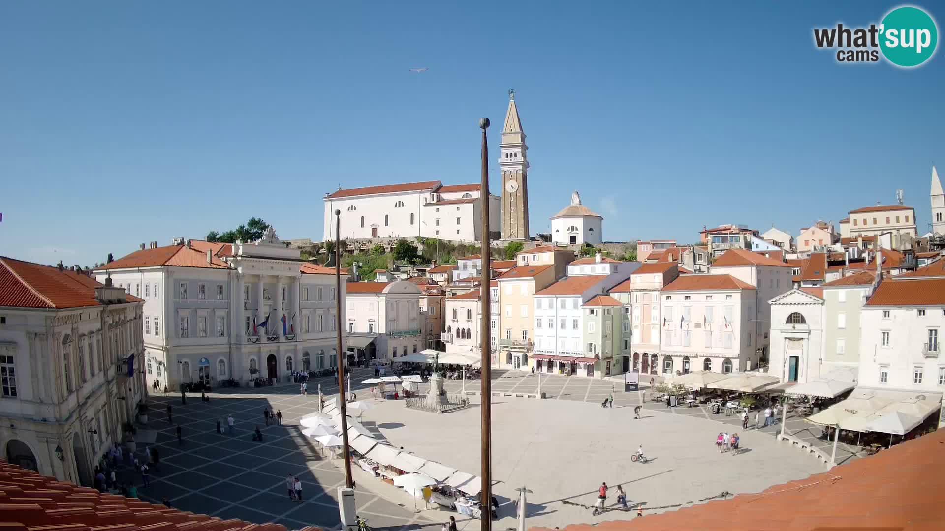 Kamera Piran v Živo – Tartinijev trg
