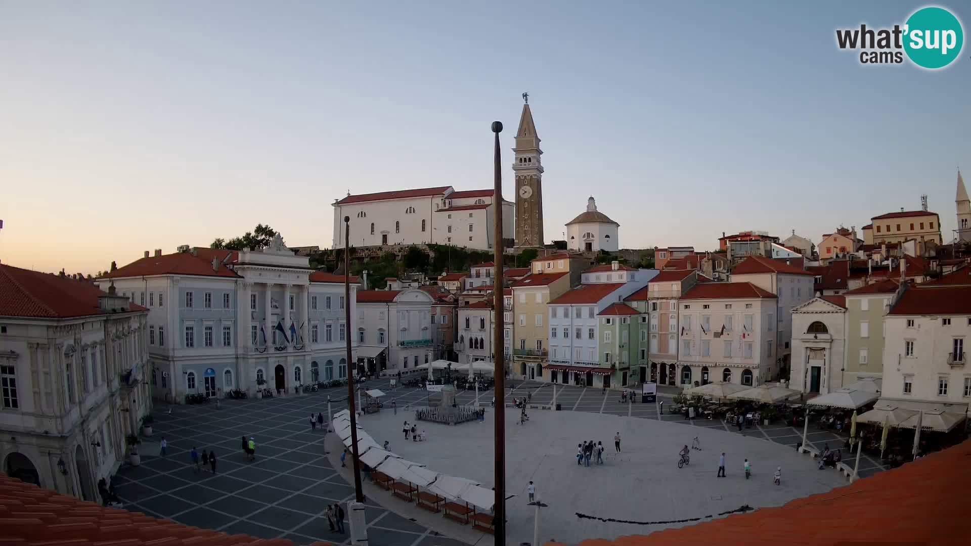 Kamera Piran v Živo – Tartinijev trg