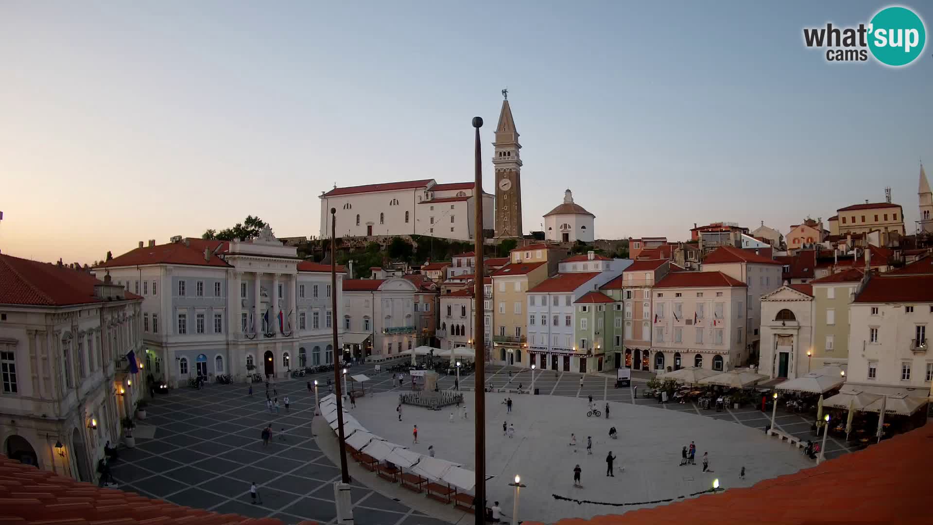 Webcam Piran – Plaza Tartini “Mestna Kavarna”