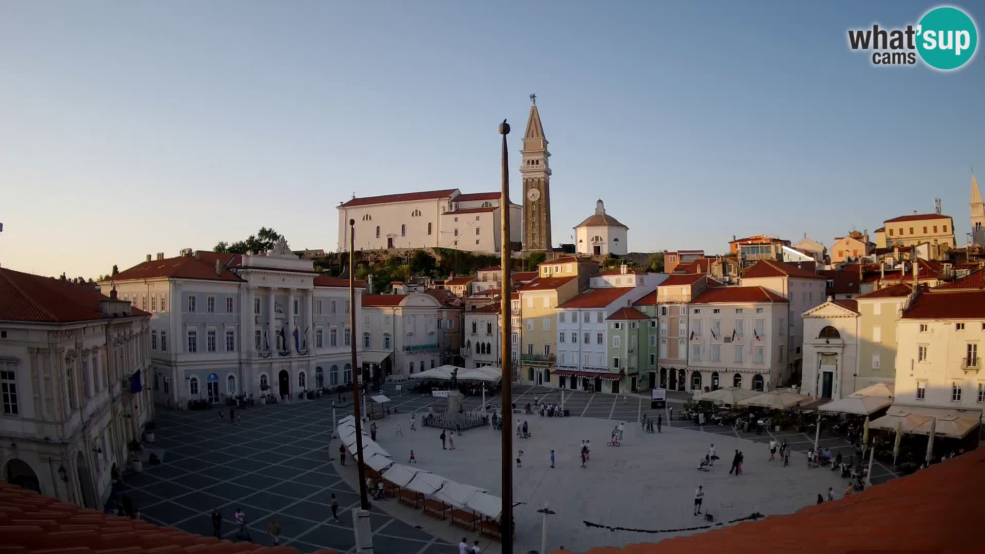Webcam Piran – Plaza Tartini “Mestna Kavarna”