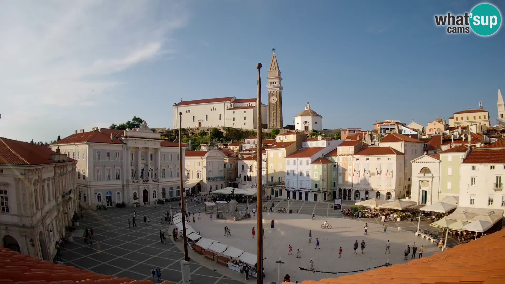 Webcam Piran – Plaza Tartini “Mestna Kavarna”