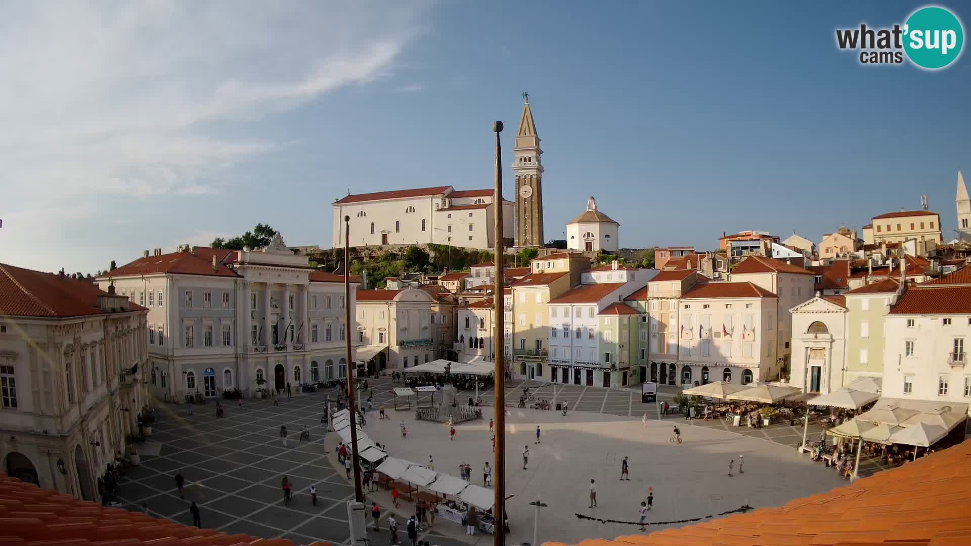 Webcam Piran – Tartini platz – Art Hotel Tartini