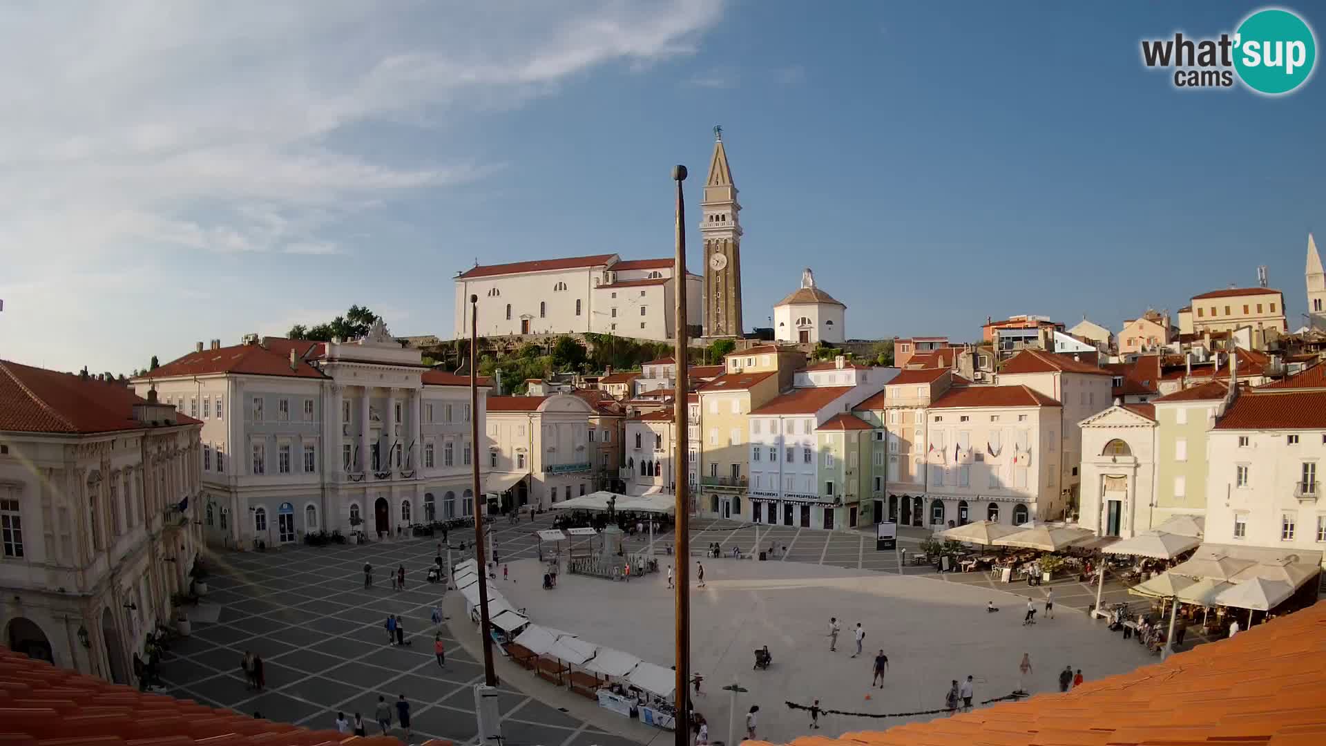 Live Webcam Piran – Tartini square – Art Hotel