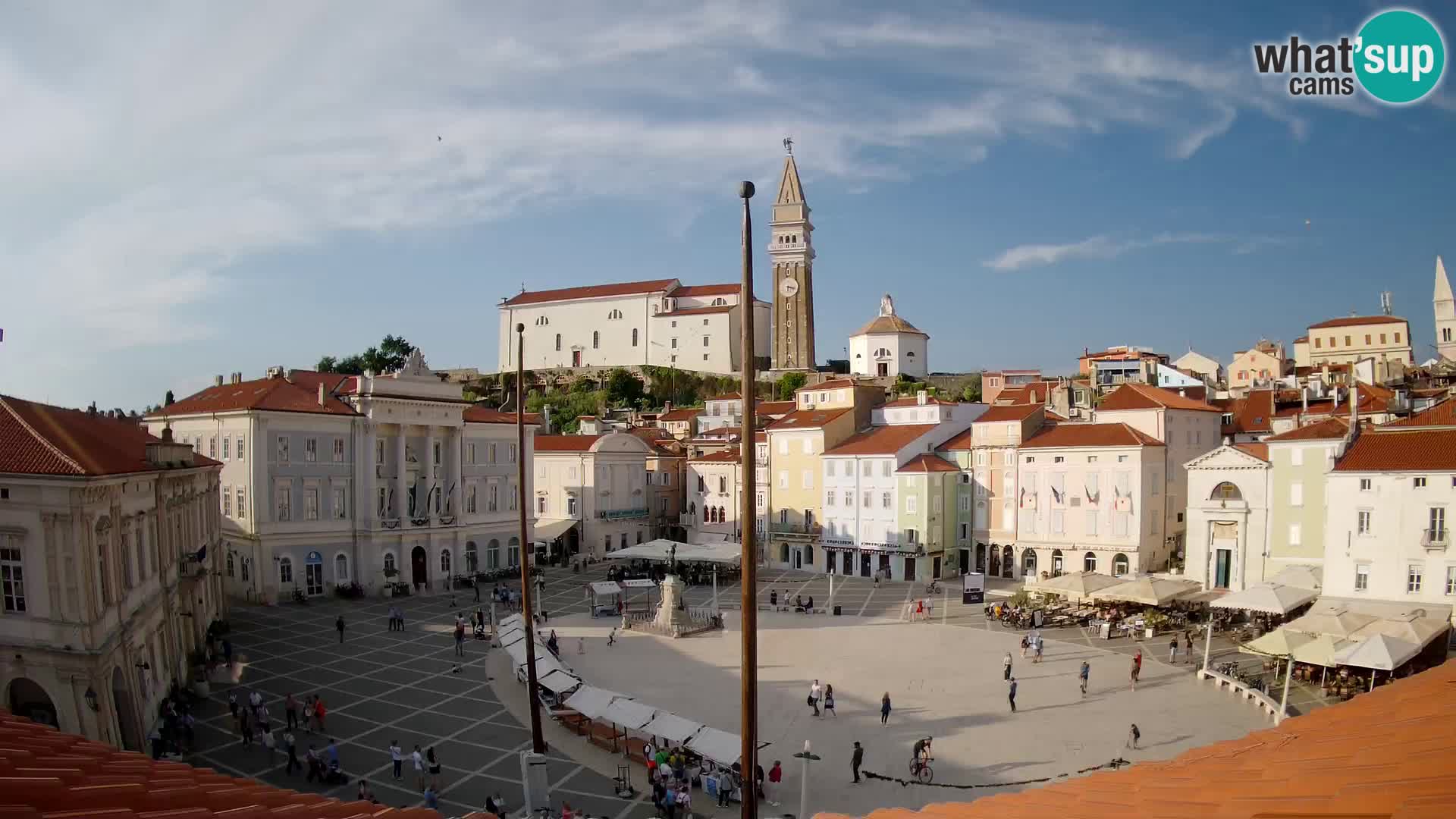 Webcam Piran – Tartini platz – Art Hotel Tartini
