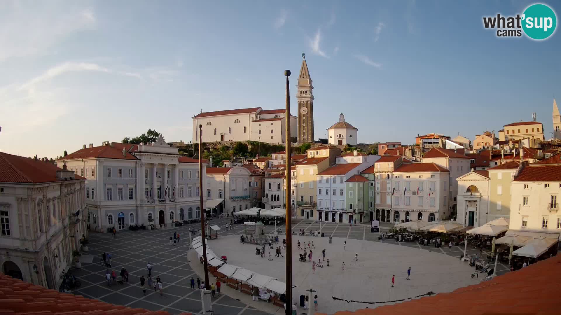 Webcam Live Piran – Carre Tartini “Mestna Kavarna”