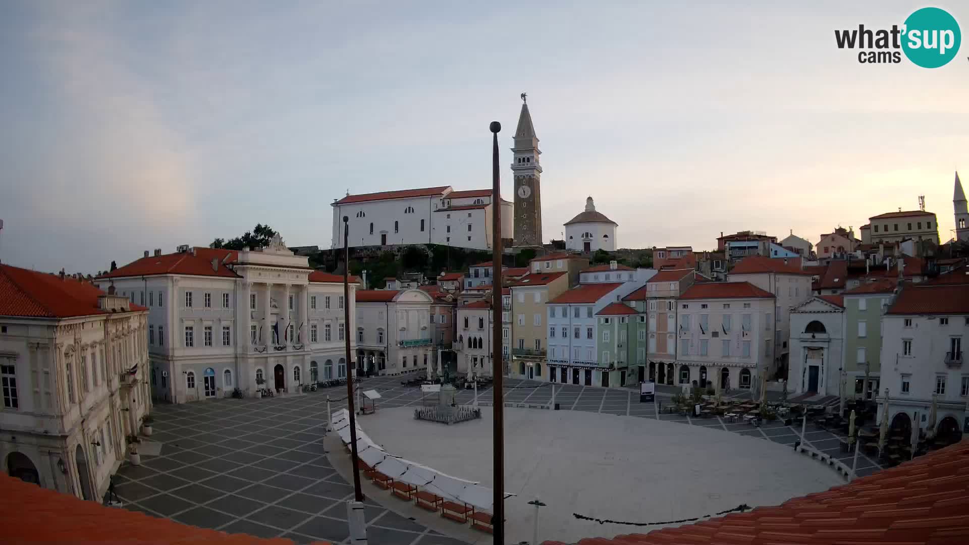 Webcam Live Piran – Carre Tartini “Mestna Kavarna”