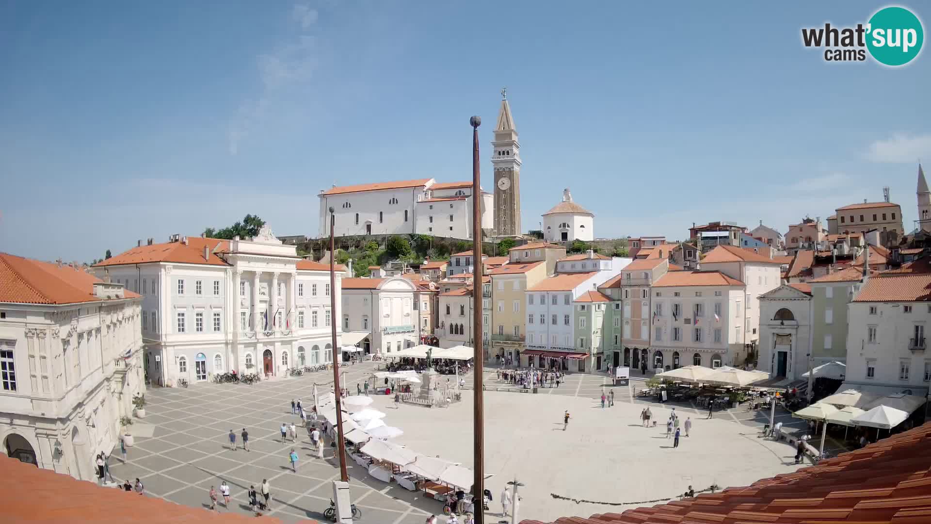Webcam Piran – Tartini square