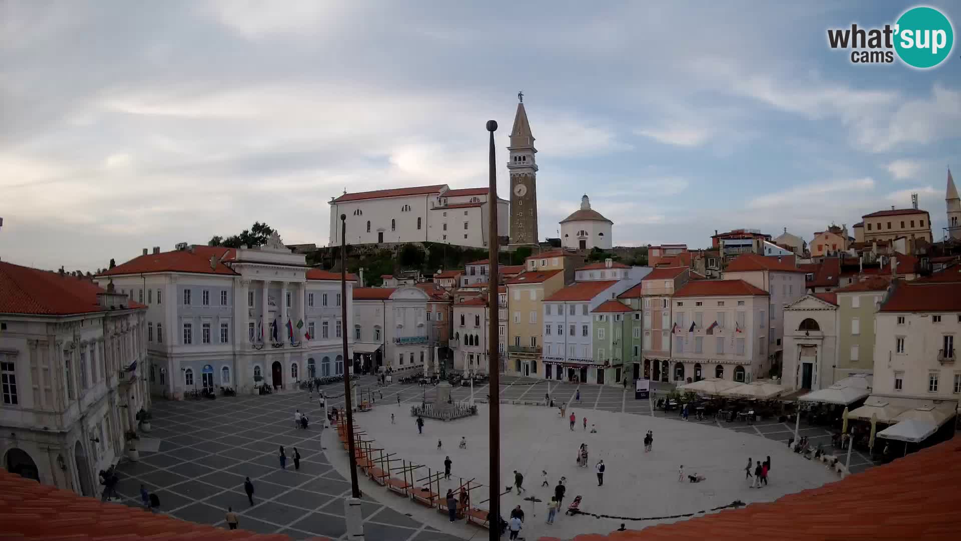 Live Webcam Piran – Tartini square – Art Hotel