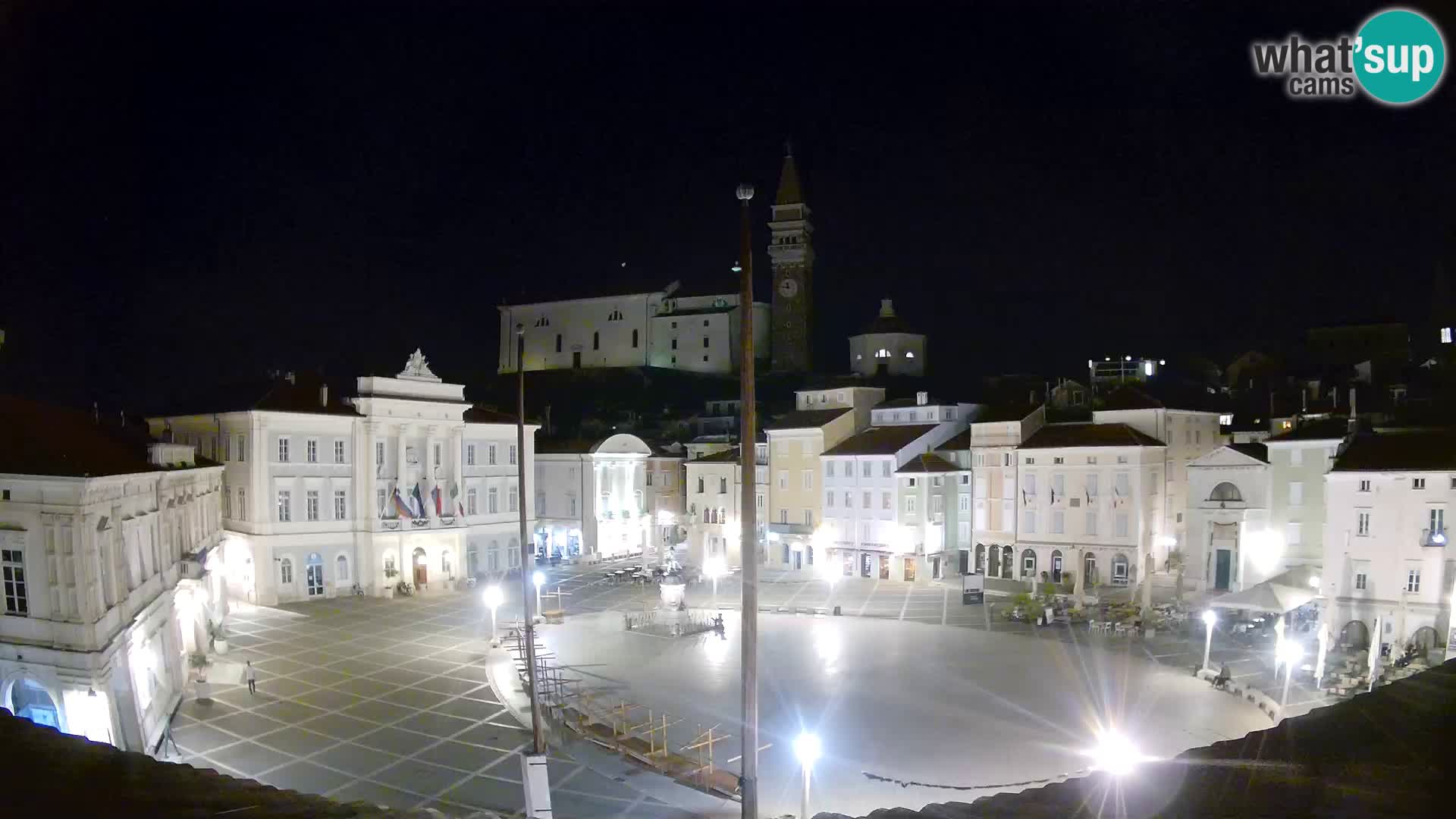 Live Webcam Piran – Tartini square – Art Hotel