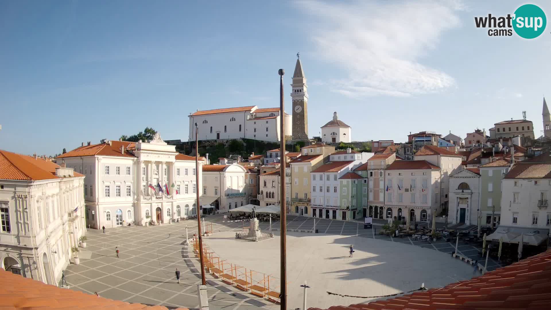 Webcam Piran – Plaza Tartini “Mestna Kavarna”