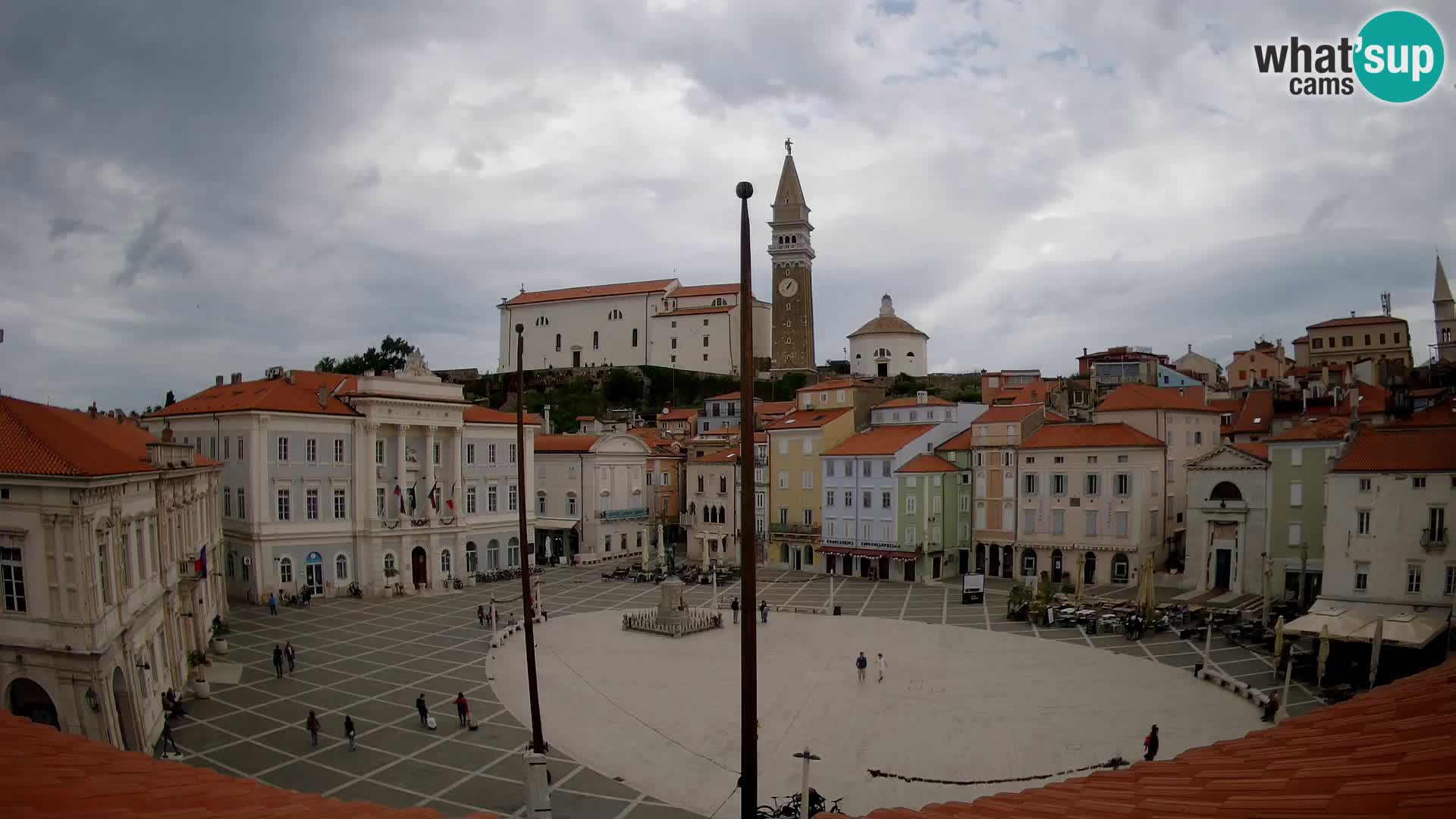 Live Webcam Piran – Tartini square – Art Hotel